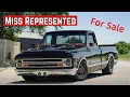 1972 Chevy C10 Short Bed - For Sale