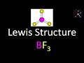 Lewis Structure of BF3 Formal Charges of BF3