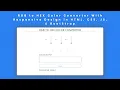 RGB to HEX Color Converter in HTML CSS JS Front End Stuff Web Dev
