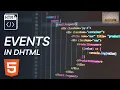 Events in DHTML DHTML Complete Course