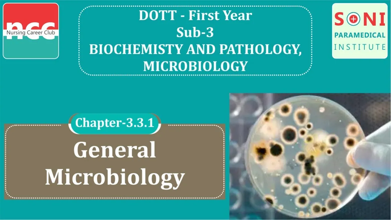 DOTT 1.3.3.1 General Microbiology