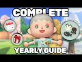 The COMPLETE YEARLY GUIDE to Animal Crossing New Horizons