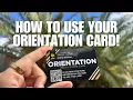 How To Use Your Orientation Card - UCF Dining Services