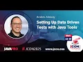 Setting Up Data Driven Tests with Java Tools Andres Almiray EN