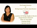 In loving memory of Shirley Susan Fontaine Nee Hector