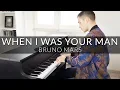 When I Was Your Man - Bruno Mars | Piano Cover + Sheet Music