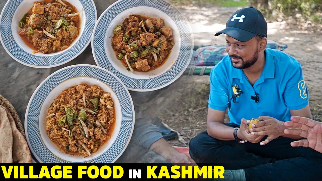 Lassi ka Saag in the Village of Mirpur, Kashmir   Islamabad to Kashmir   Village Food of Pakistan