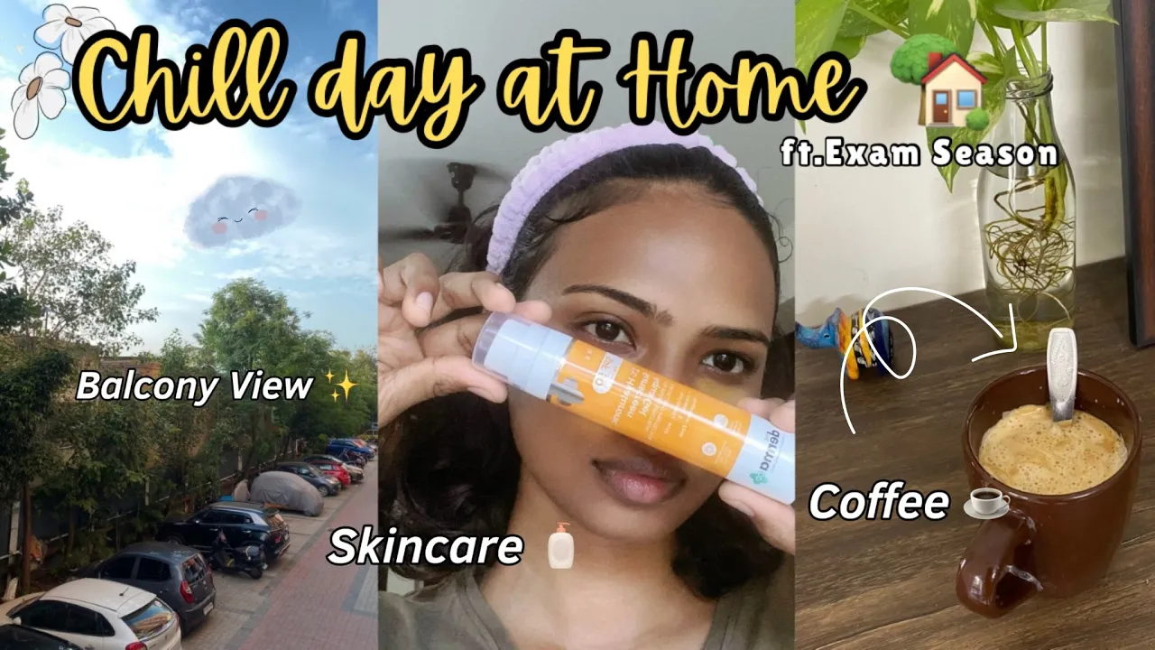 Lazy Stay at Home Day π : Making Cappuccino β , Trying to STUDY π , Cleaning & More | G3 | Vlog