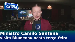 Ministro Camilo Santana visita Blumenau nesta terça-feira