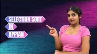 Sort Array without using Sorting Function in Appian Selection Sort Appian Interview Question