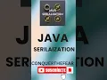 Java Serialization Explained under 40 Seconds Beginner Java tutorial