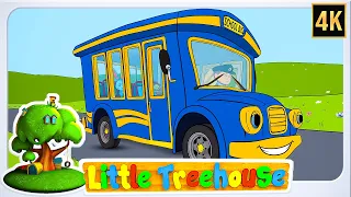 Wheels on the Bus Kindergarten Nursery Rhyme & Song for Babies