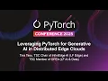 Leveraging PyTorch for Generative AI in Distributed Edge Clouds - Tina Tsou