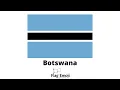 Botswana Flag Emoji - Copy Paste