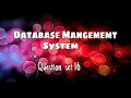 Data Base Task 16 DBMS Question Session 1st Year Java Institute M Kaveen Punsara