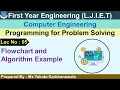 Lec-05 - Flowchart and Algorithm Example Programming for Problem Solving First Year Engineering