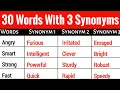 30 Common Synonym Words in English - Words And Synonyms in English