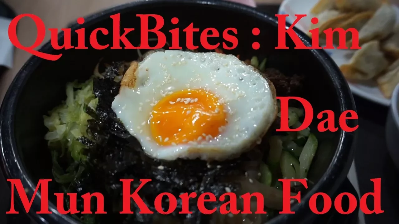 QuickBites : Kim Dae Mun Korean Food. Authentic Korean Food at Food Court Prices. Affordable & Good.