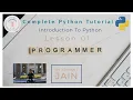 01 Introduction to Python Python Tutorial Complete Python Tutorial By Arihant Jain