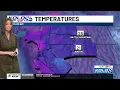 Wednesday snow break giving way to more snow