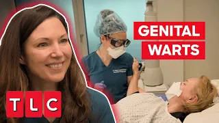 dr emma uses lasers to help a woman with genital warts the bad skin clinic