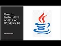 How to download and install Java JDK 15 on Windows 10