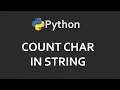 Number Of Occurrence Of Character Solutions For Python 100 Exercises Program39 CodingFacts