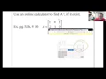 Calculate inverse of matrices using Desmos Matrix calculator