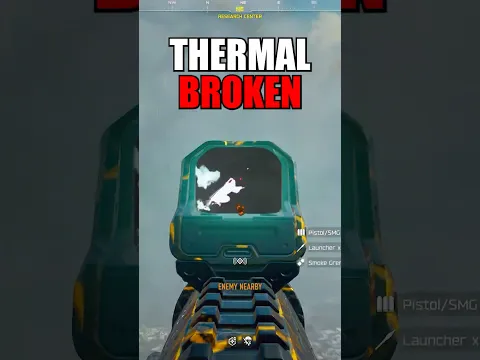 The NEW Thermal Optic is BROKEN in Warzone #warzone #callofduty