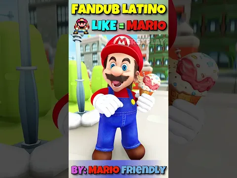 🍄 MARIO Y PEACH COMEN HELADO 🍨 #mario #peach #fandub #funnyshorts #supermario