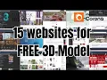 15 Websites where to get FREE 3D Model for 3ds max
