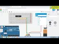 Stepper motor simulation in TinkerCAD
