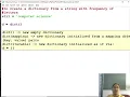 Dictionary frequency of characters in a string