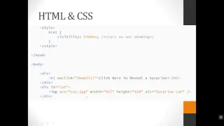 Showing and Hiding Div with JavaScript
