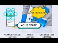 Persist state on Expo React Native Persistent with LegendState AsyncStorage and MMKV