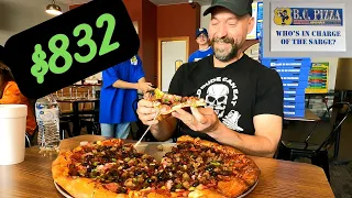 BC PIZZA UNDEFEATED SARGE 20 INCH PIZZA EATING CHALLEGE LOWELL MICHIGAN
