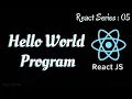 Hello World program in Reactjs