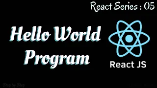 Hello World program in Reactjs
