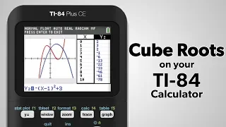 TI-84 Plus CE How to Find the Cube Root