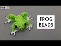 PART 1 Tutorial Gantungan Kunci Boneka Kodok 3D Manik How To Make Beaded Keychain Frog