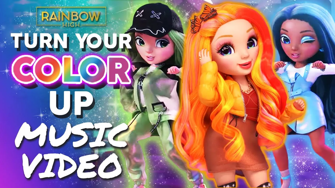 Turn Your Color UP! π OFFICIAL Animated MUSIC VIDEO | Rainbow High Turn Your Color UP! π OFFICIAL Animated MUSIC VIDEO | Rainbow High