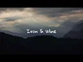 iron & wine - autumn town leaves (lyrics)