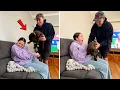 The puppy s tiny paw touches her face New Puppy Surprise Compilation 2026