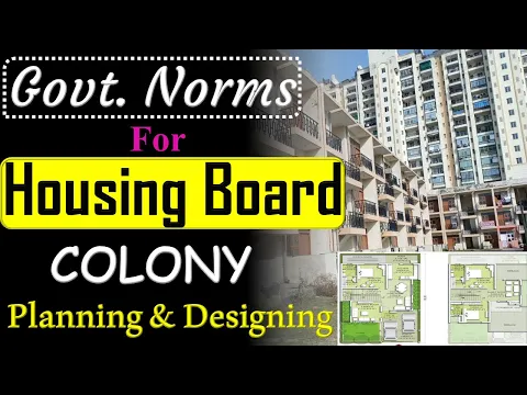 Download MP3 Government Norms for Housing Board Colony Planning & Designing || By CivilGuruji