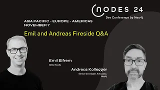 Thumbnail for NODES 2024 – Emil Eifrém and Andreas Kollegger Fireside Q&A video