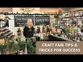 Craft Fair Tips and Fair Setup Ideas and Packaging Ideas