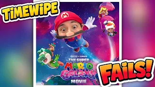 【TIME WIPE FAILS!】Mario Galaxy VFX Bloopers!マリオギャラクシーNG集!