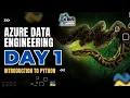 Introduction to Python as part of Azure Data engineering