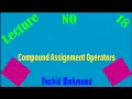 Compound Assignment Operator in C Language with Practical