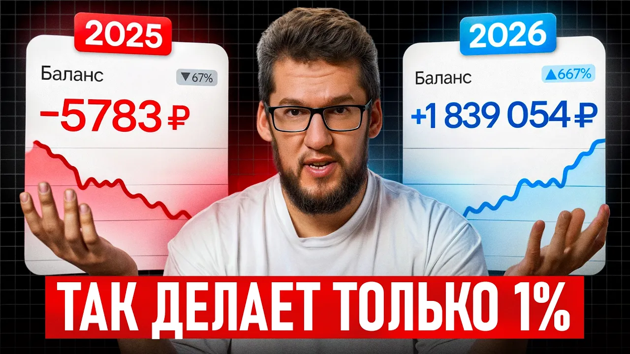 Без этого ПРАВИЛА в 2026 вас ждет нищета! Как перестать терять деньги?